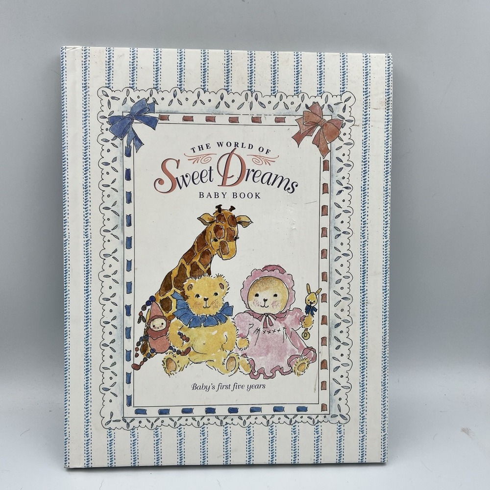 Vintage 1995 The World Of Sweet Dreams Baby Book 48 Page Fill In Memory Book 1-5